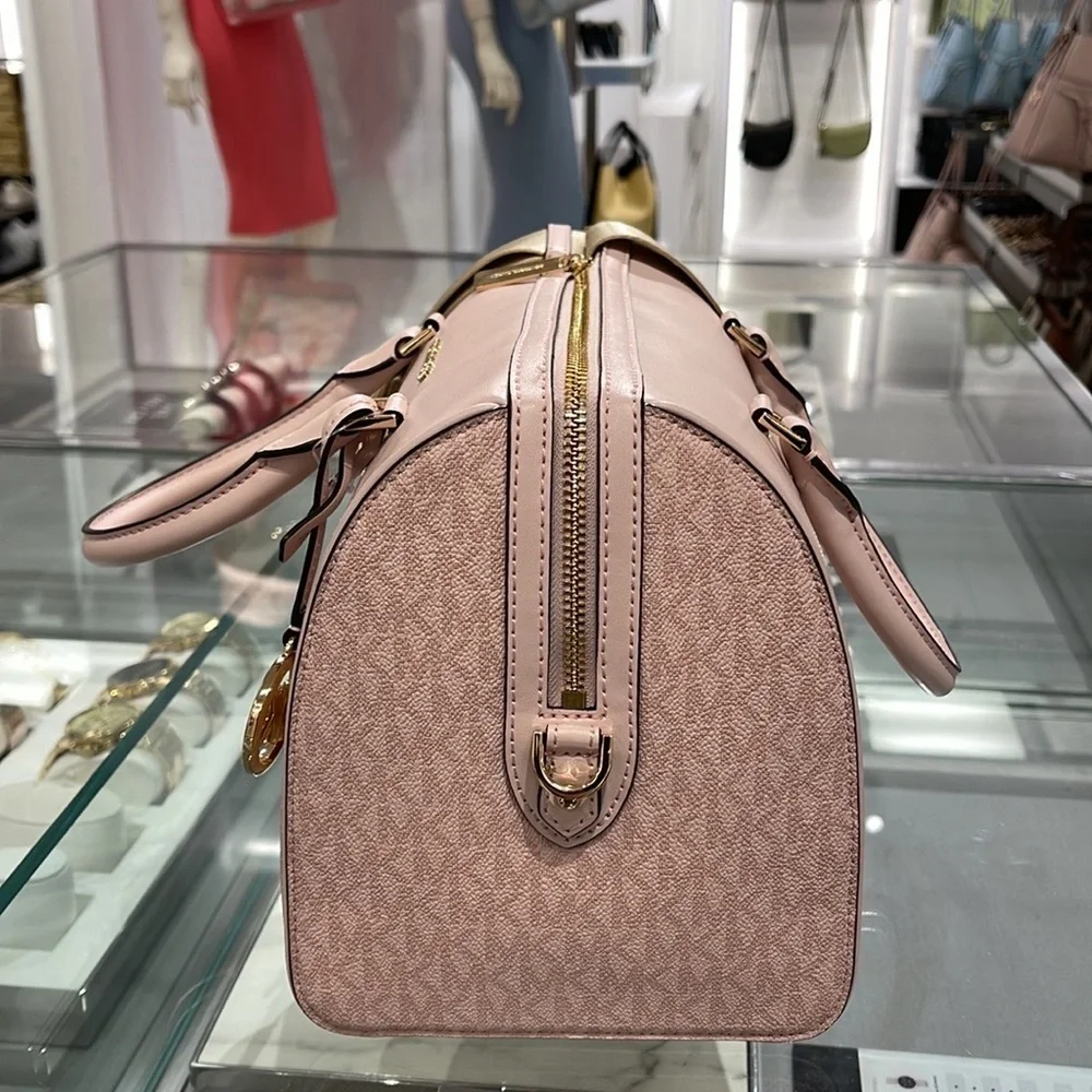 Michael Kors med Duffel Travel - Leather/Coated  Light Powder Blush